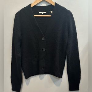Black Vince Cashmere Cardigan, Size M